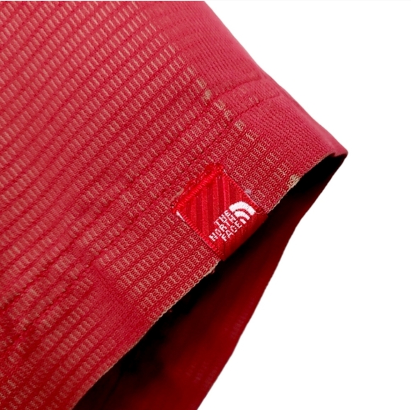 The North Face Rust Orange Modal Short Sleeve Collared Button Down Size Large - Picture 3 of 7